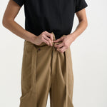 The Everything Pant in Chestnut. On body front - Jamie Haller