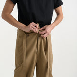 The Everything Pant in Chestnut. On body front - Jamie Haller