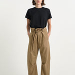 The Everything Pant in Chestnut. On body front - Jamie Haller