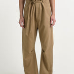 The Everything Pant in Chestnut. On body front - Jamie Haller