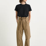 The Everything Pant in Chestnut. On body front - Jamie Haller