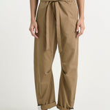 The Everything Pant in Chestnut. On body front - Jamie Haller