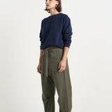 The Everything Pant in Olive. On body front side - Jamie Haller