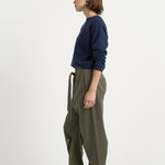 The Everything Pant in Olive. On body side - Jamie Haller