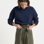 The Everything Pant in Olive. On body front - Jamie Haller