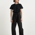 The Everything Pant in Black. On body front - Jamie Haller