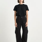 The Fatigues in Black. On body front - Jamie Haller