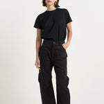 The Fatigues in Black. On body front - Jamie Haller