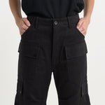 The Fatigues in Black. On body front - Jamie Haller