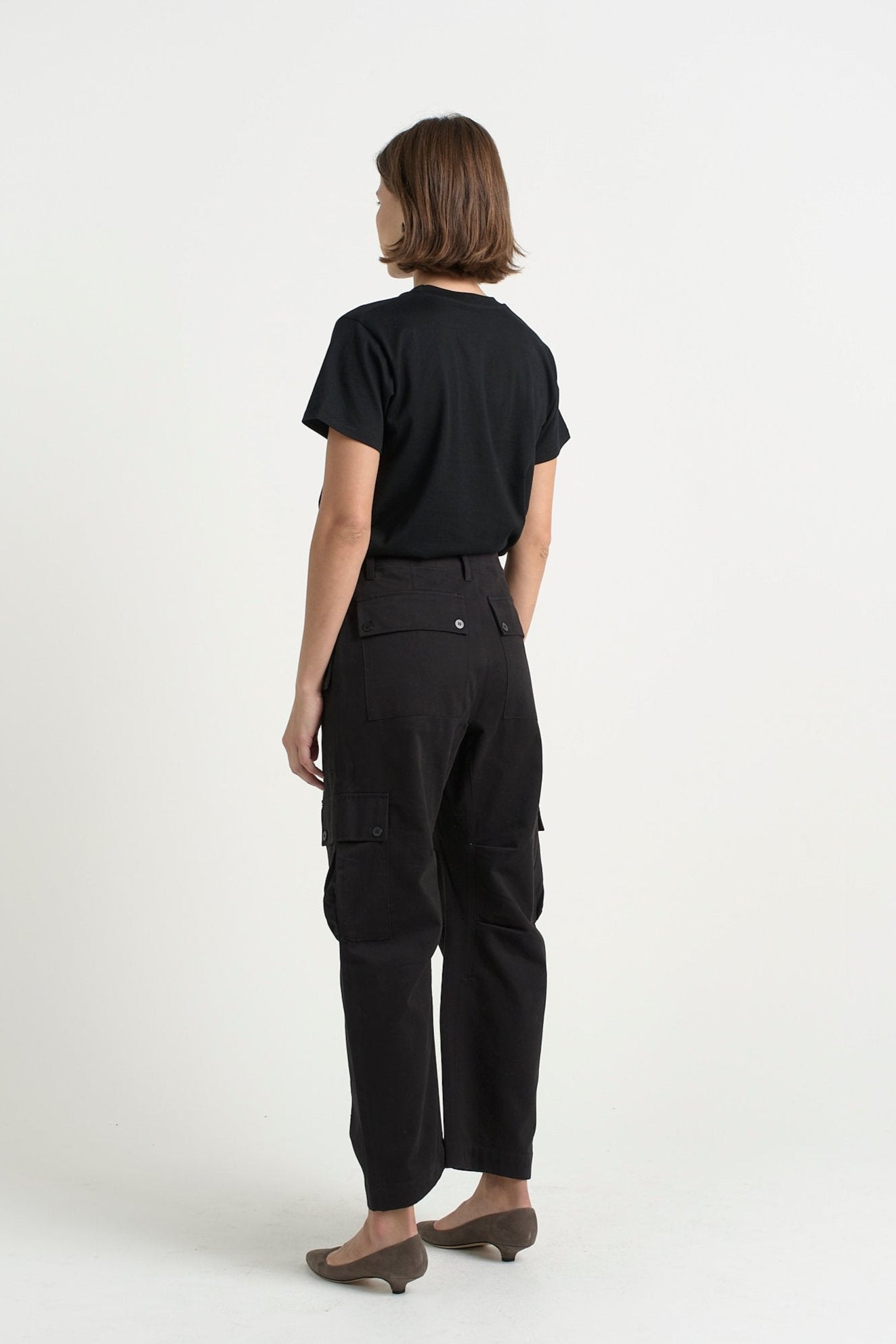 The Fatigues in Black. On body back - Jamie Haller
