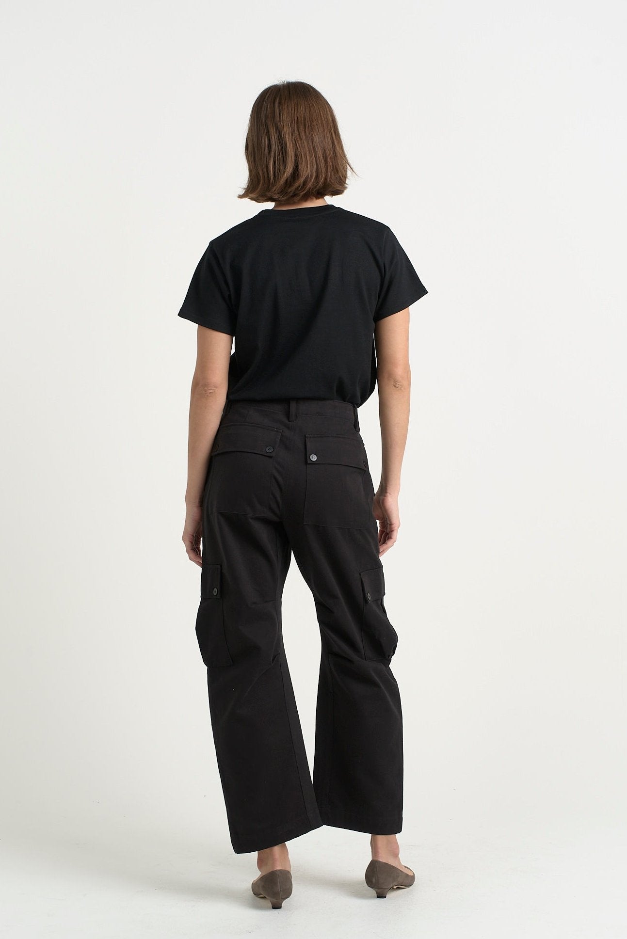 The Fatigues in Black. On body back - Jamie Haller