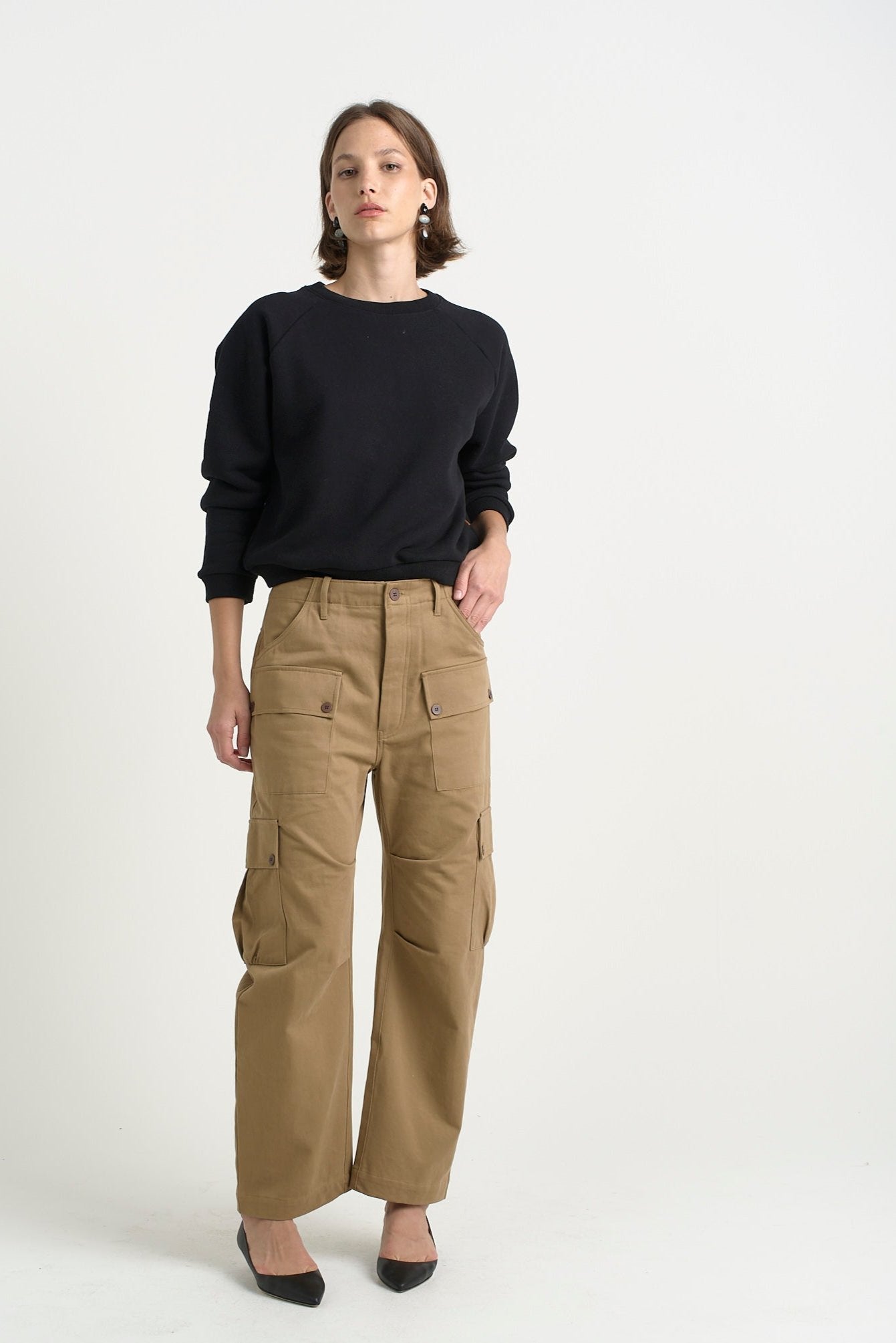 The Fatigues in Chestnut. On body front- Jamie Haller