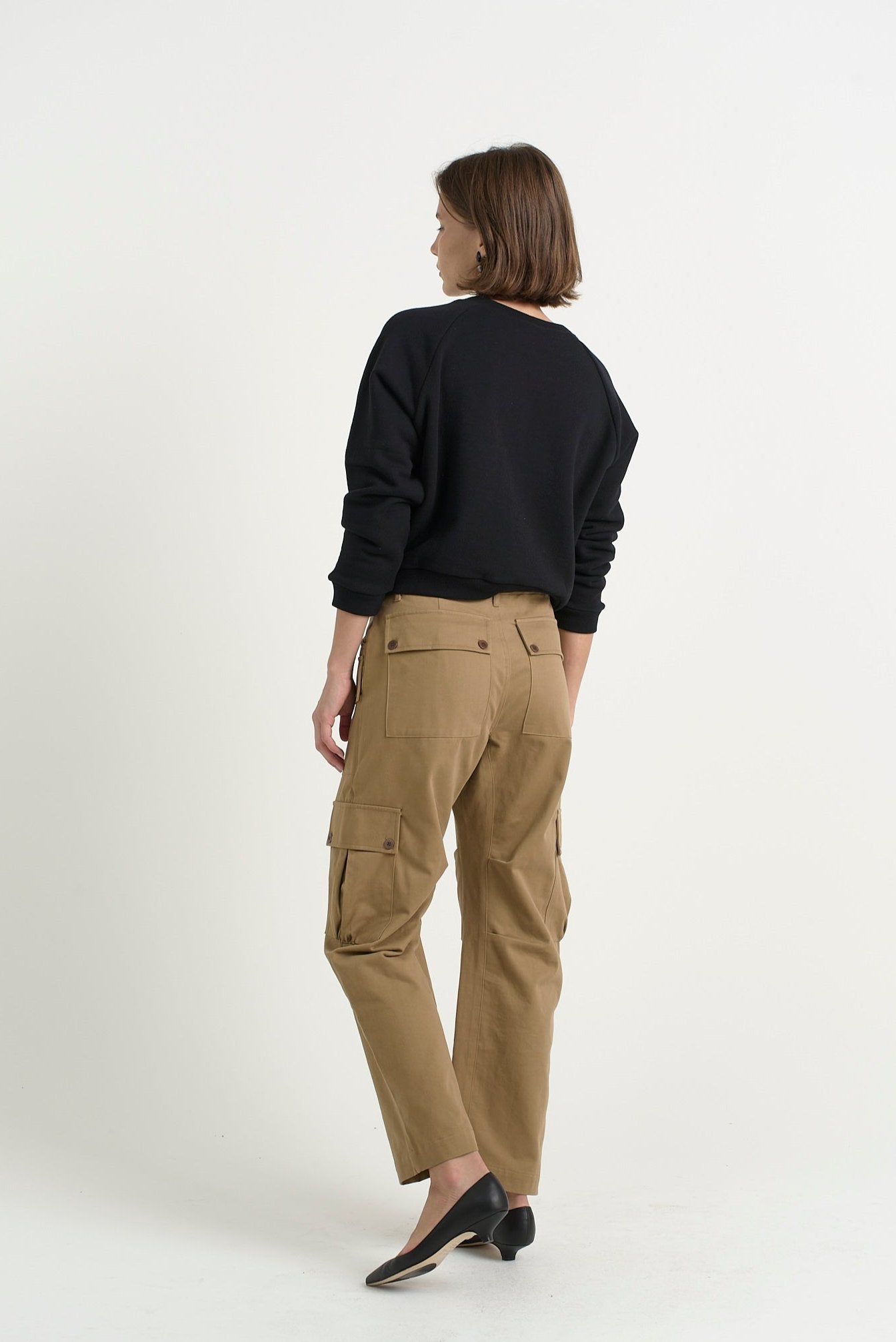 The Fatigues in Chestnut. On body back - Jamie Haller