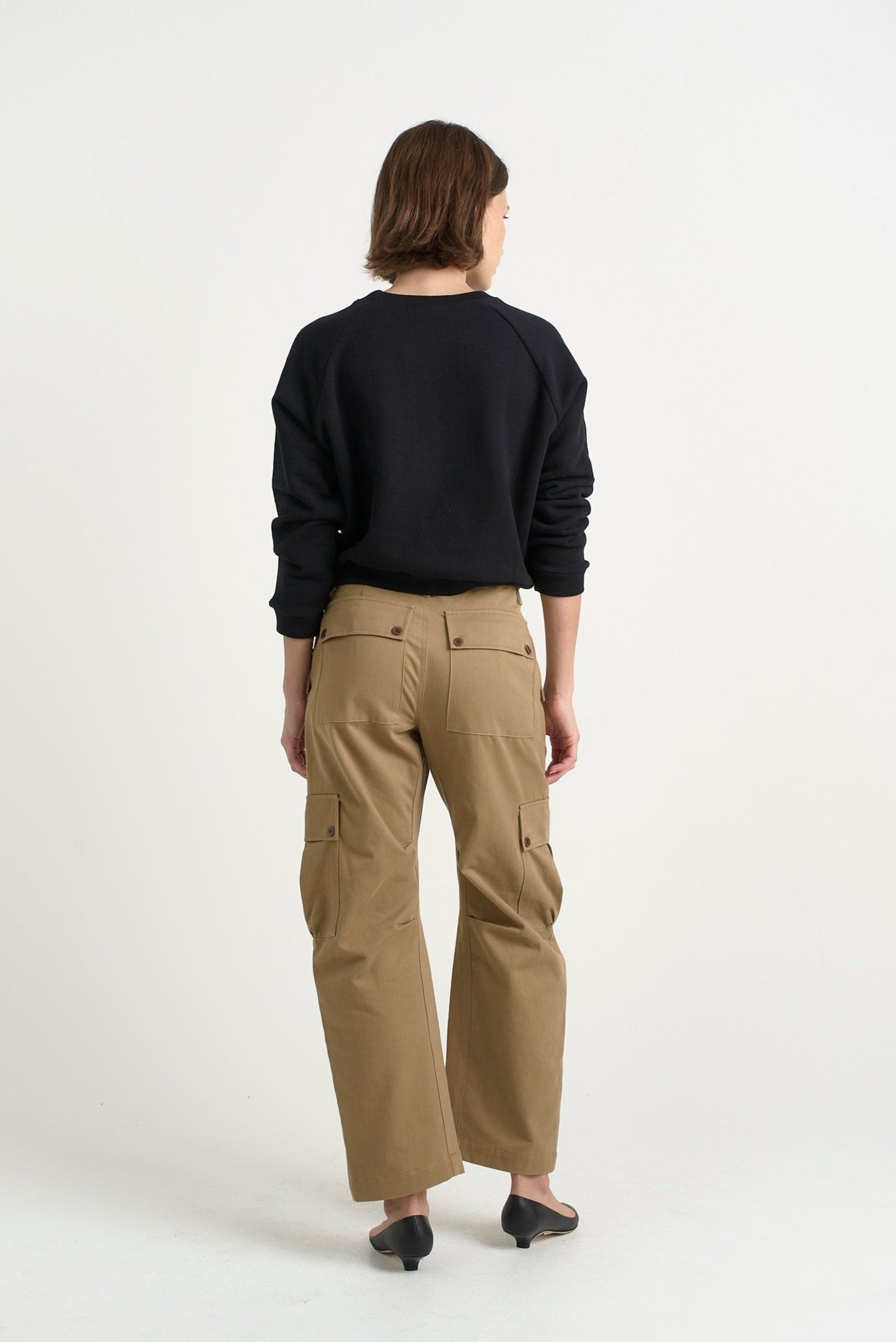 The Fatigues in Chestnut. On body back - Jamie Haller