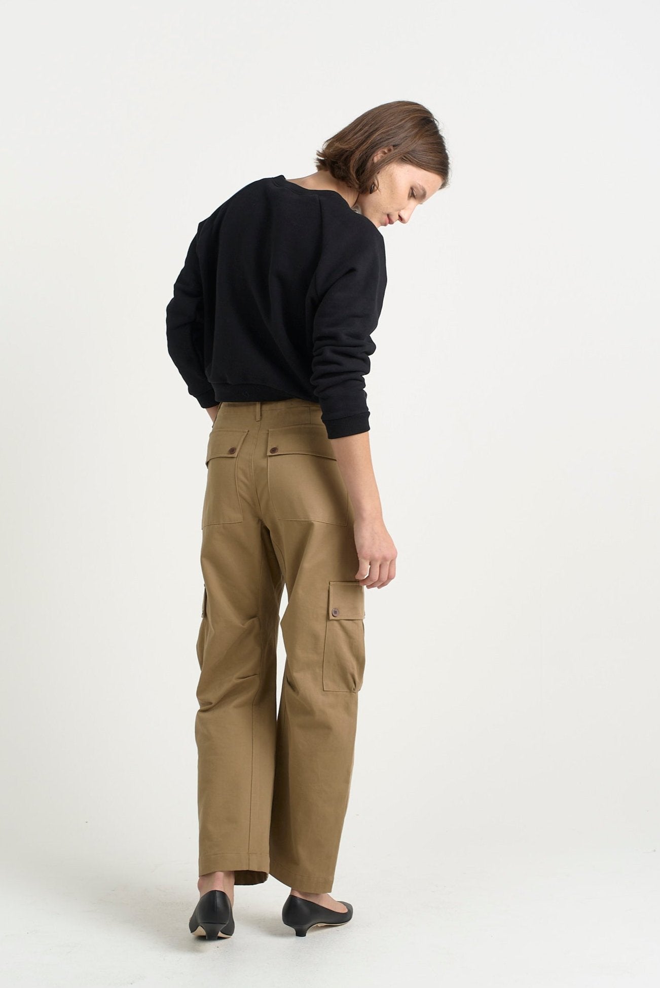 The Fatigues in Chestnut. On body back - Jamie Haller