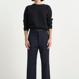 The Waist Tape Trouser in Oxford Grey