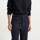 The Waist Tape Trouser in Oxford Grey