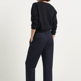 The Waist Tape Trouser in Oxford Grey