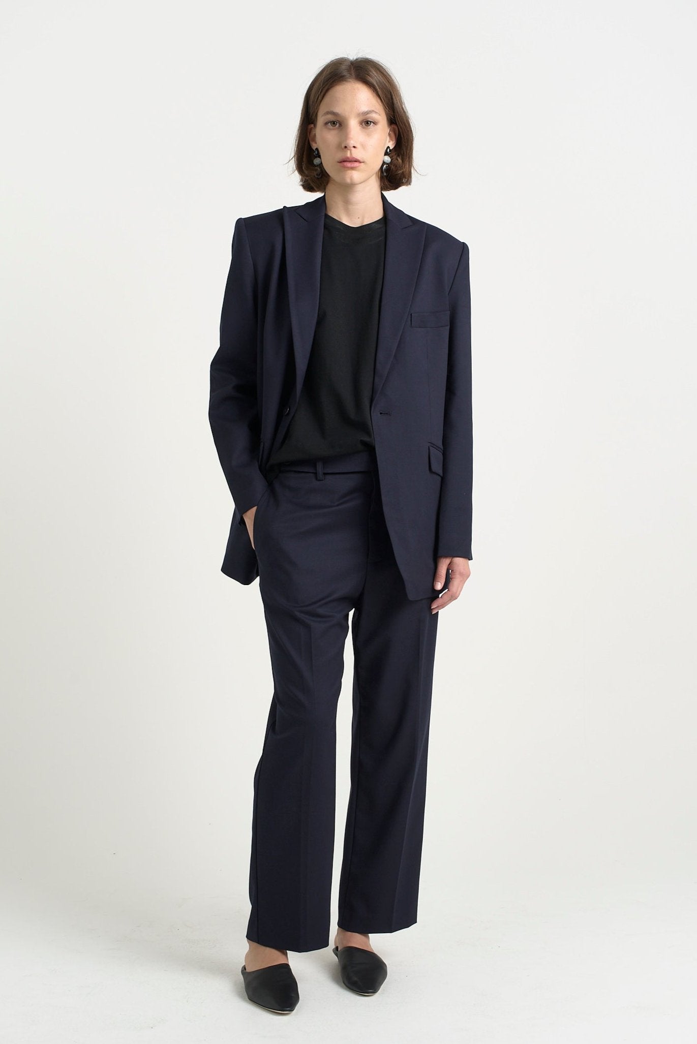 The Julius Blazer in Dark Navy - Jamie Haller