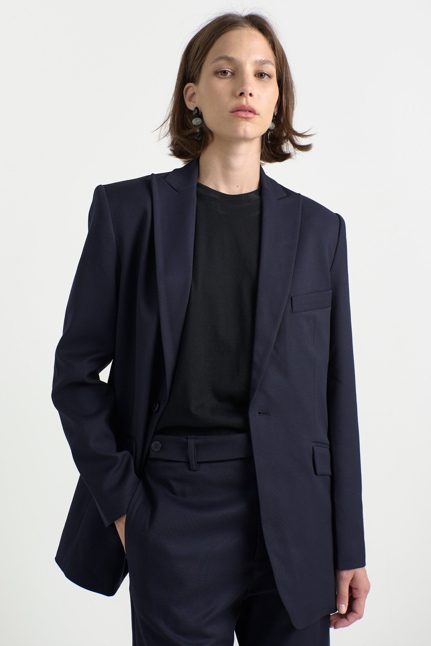 The Julius Blazer in Dark Navy - Jamie Haller