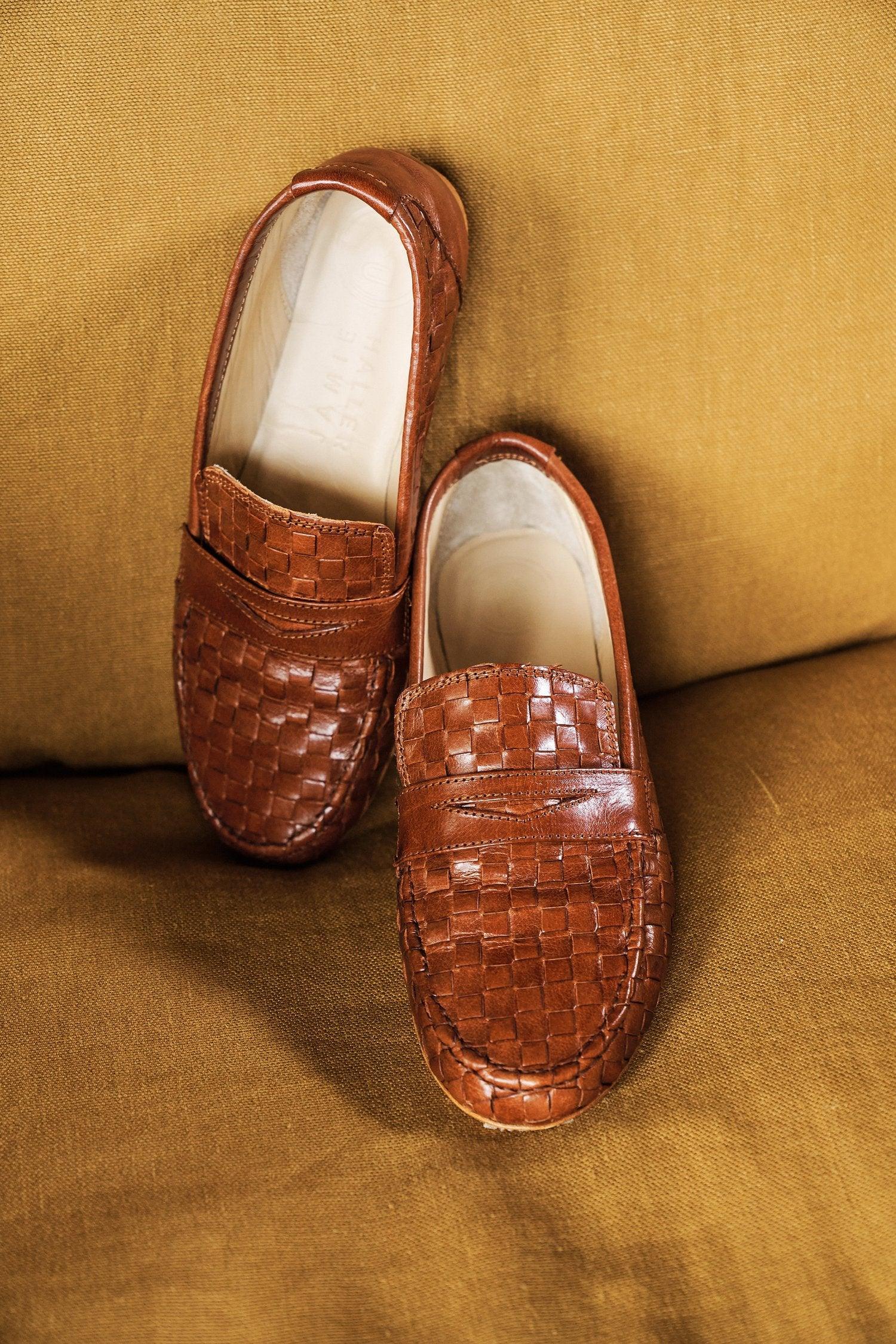 Jamie Haller x PW Woven Loafer in Brown - Jamie Haller