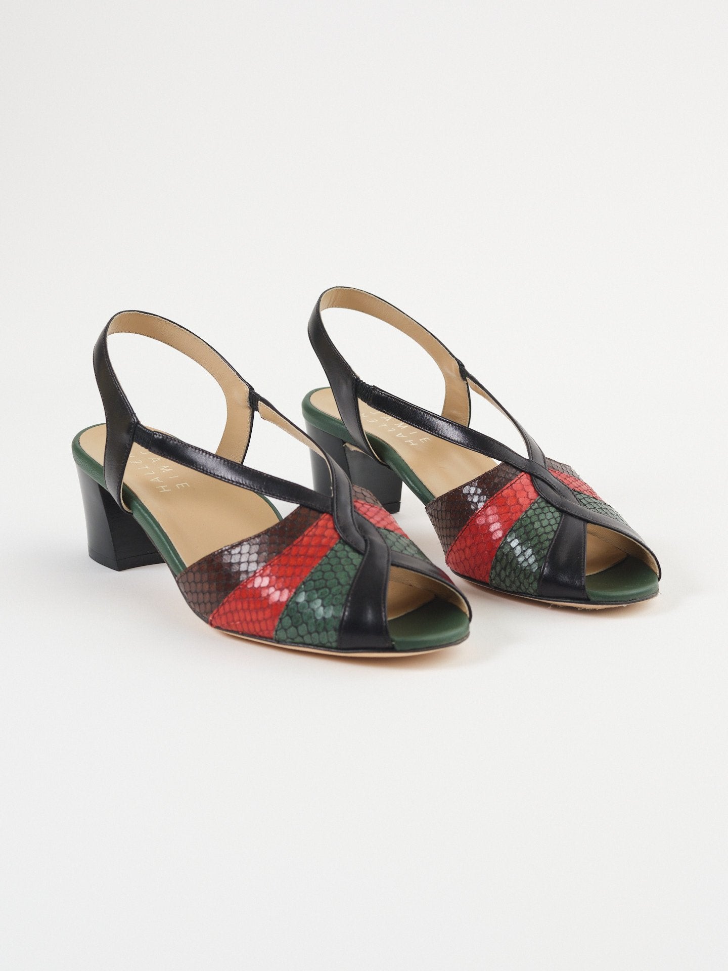 The Archive Heel in Snake Mix