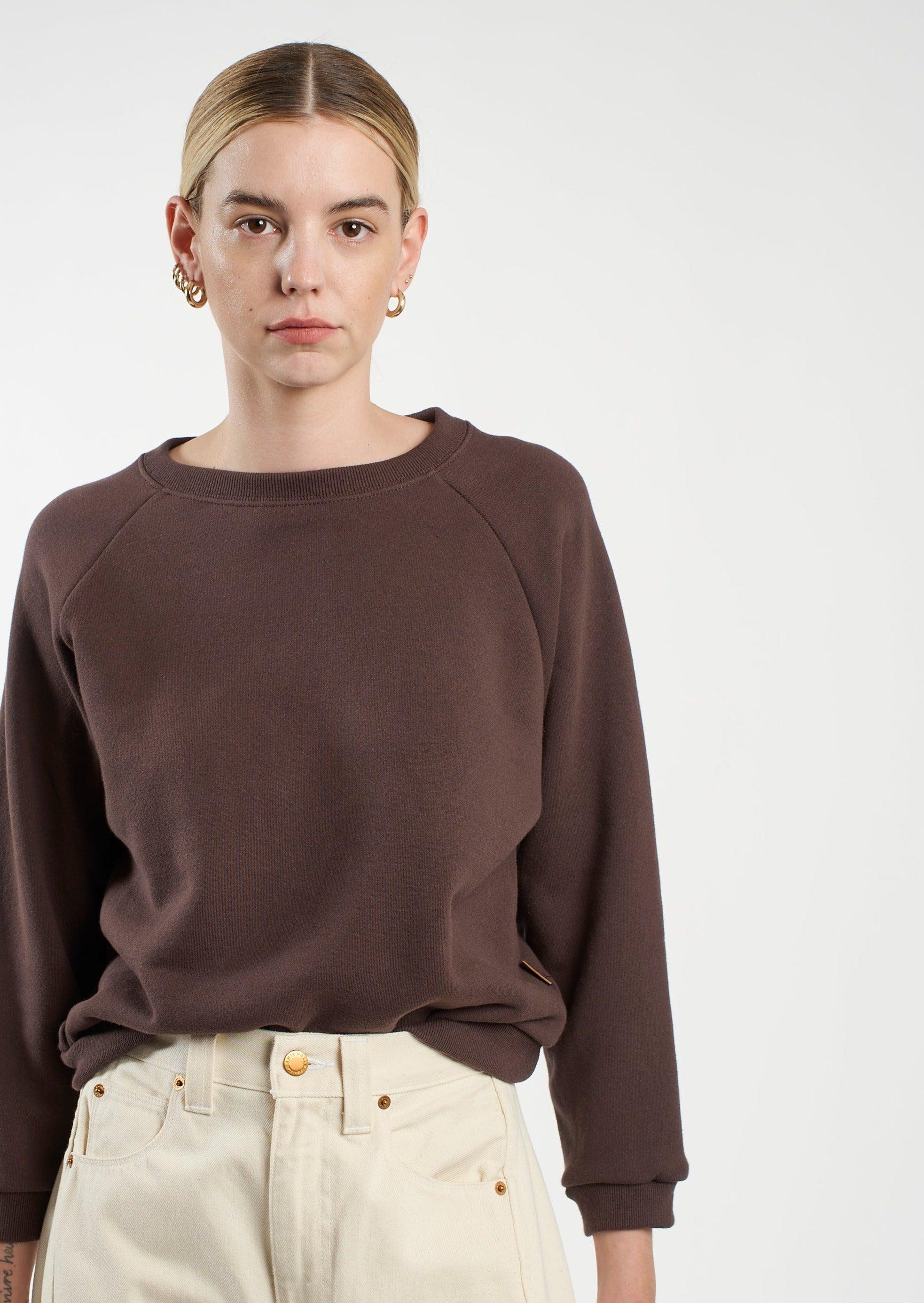 The Daily Sweatshirt in Brown - Jamie Haller