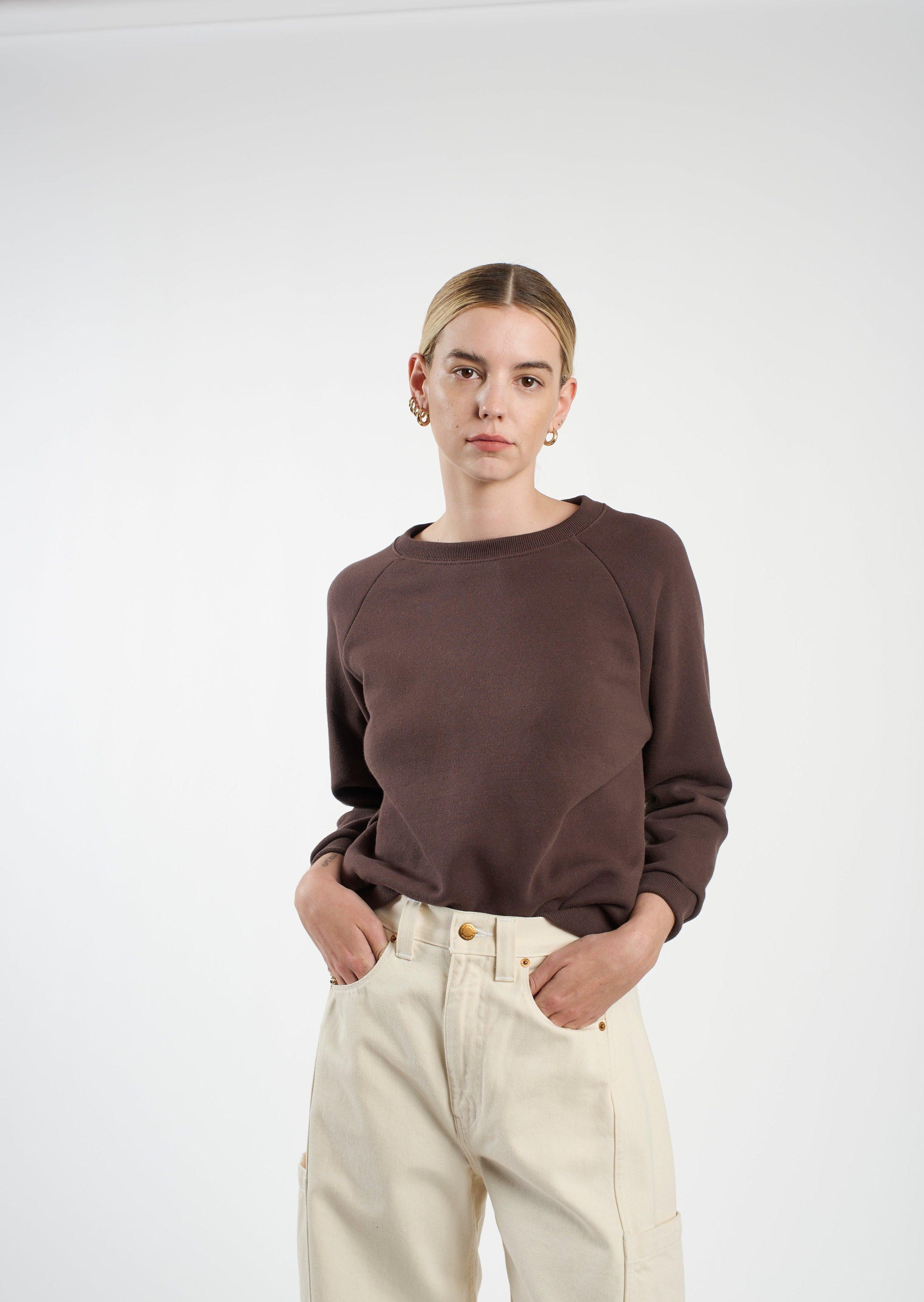 The Daily Sweatshirt in Brown - Jamie Haller