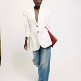 The Oversized Blazer in White