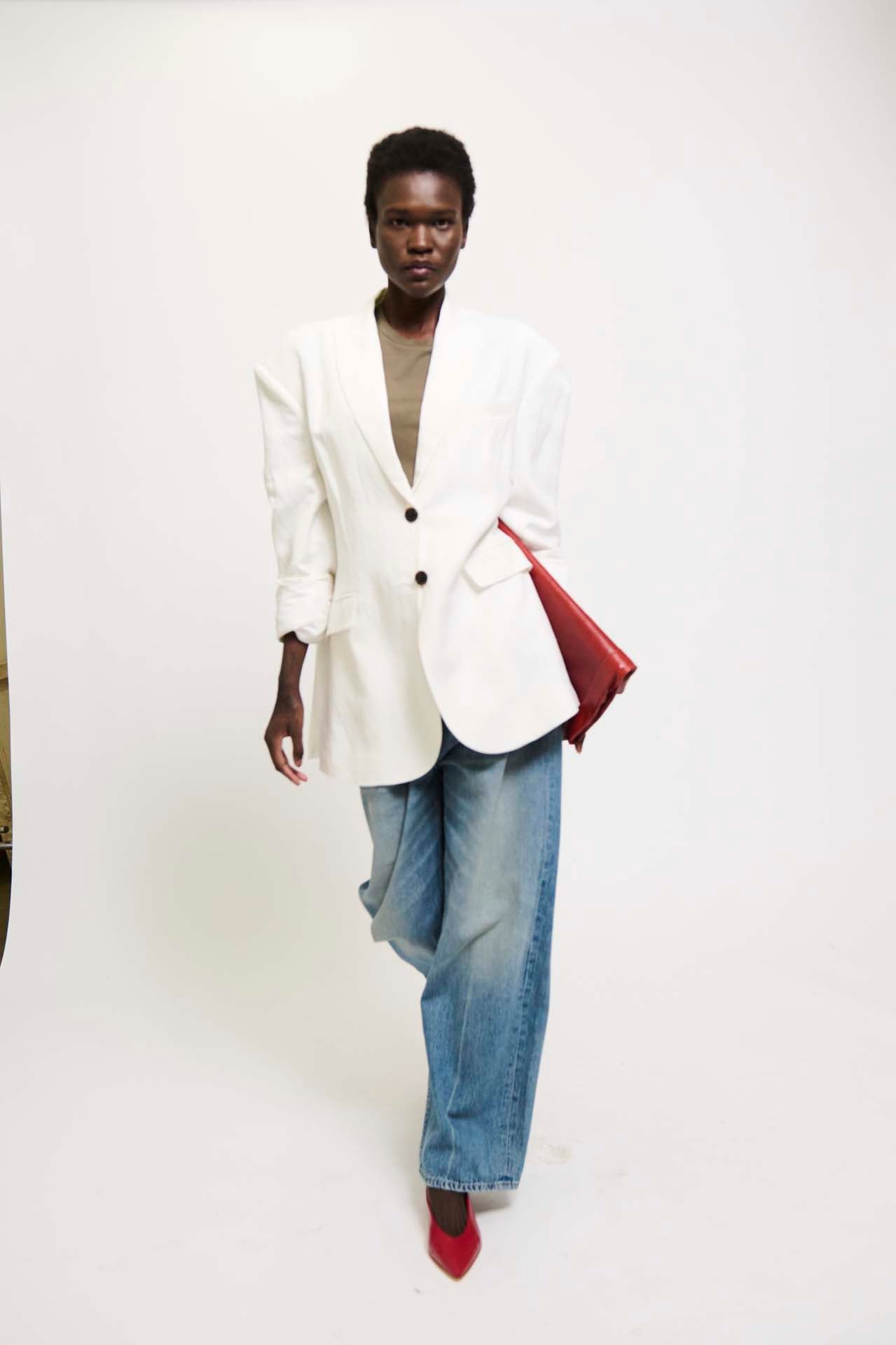 The Oversized Blazer in White