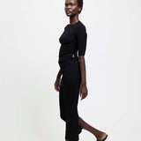 The Rib Elbow Crew in Black