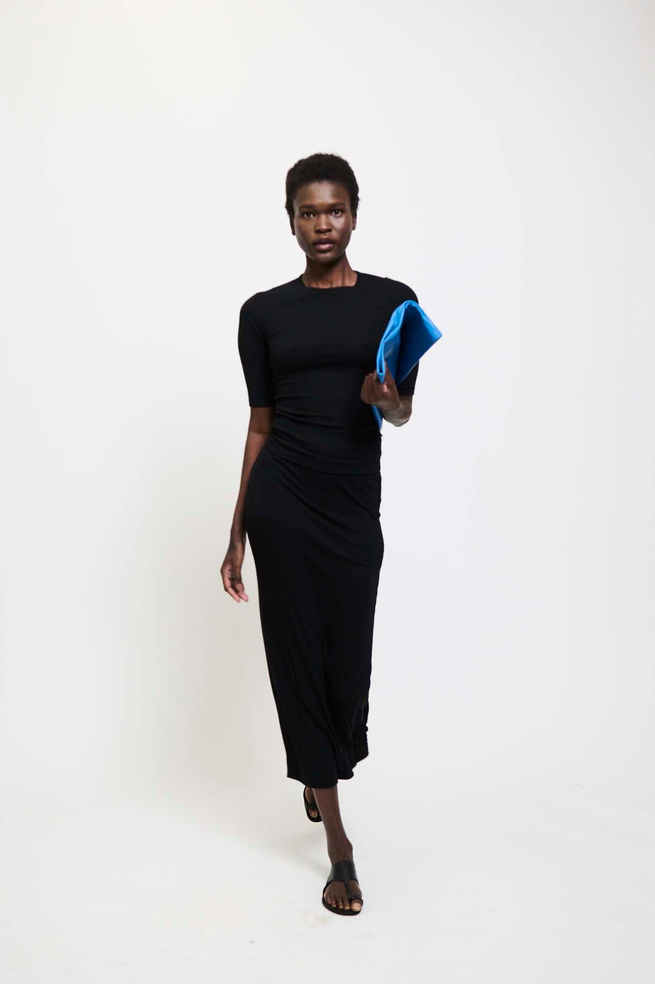 The Rib Elbow Crew in Black