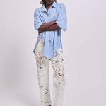 The Elbow Essential Shirt in Sky Blue
