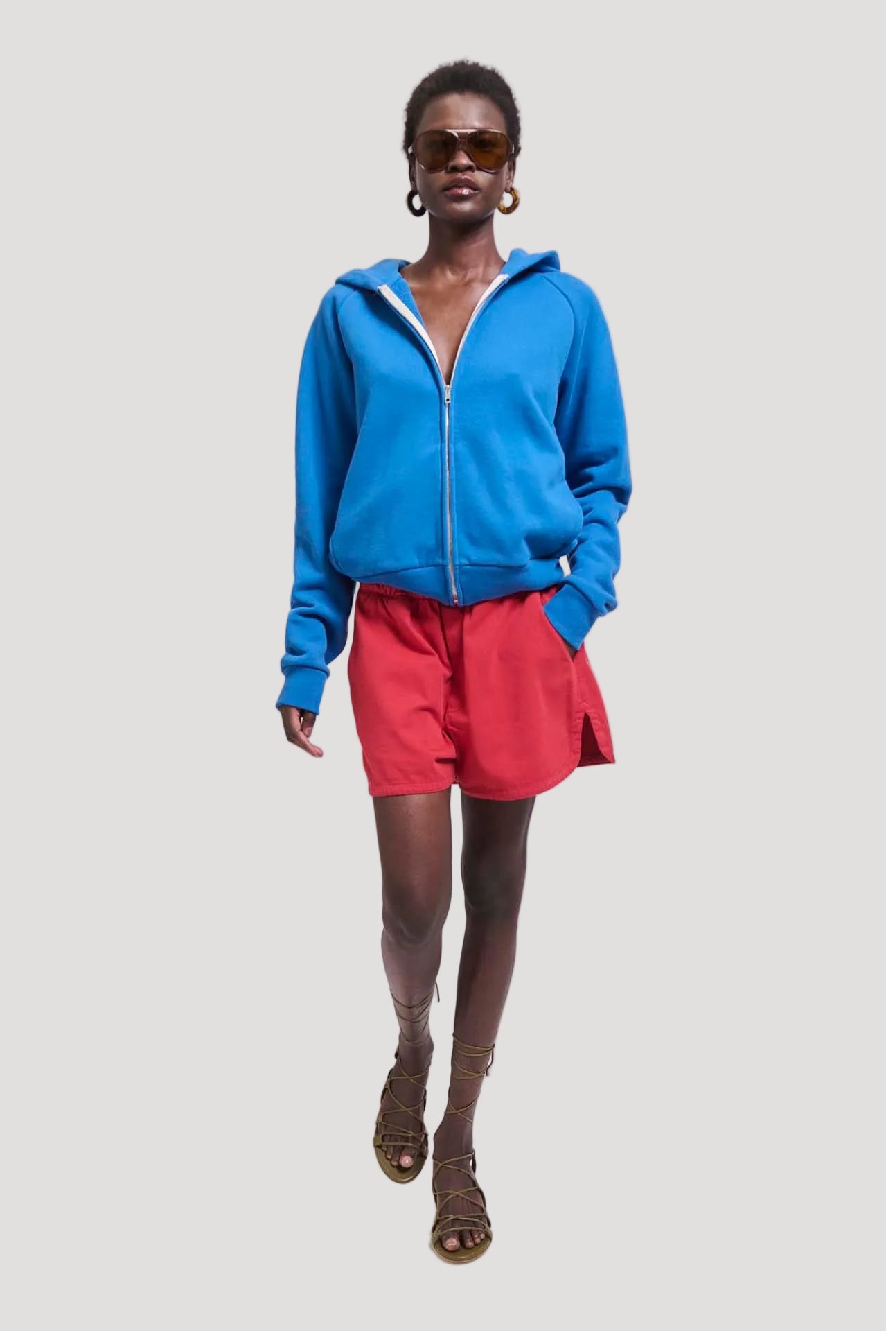 The Track Short in Red