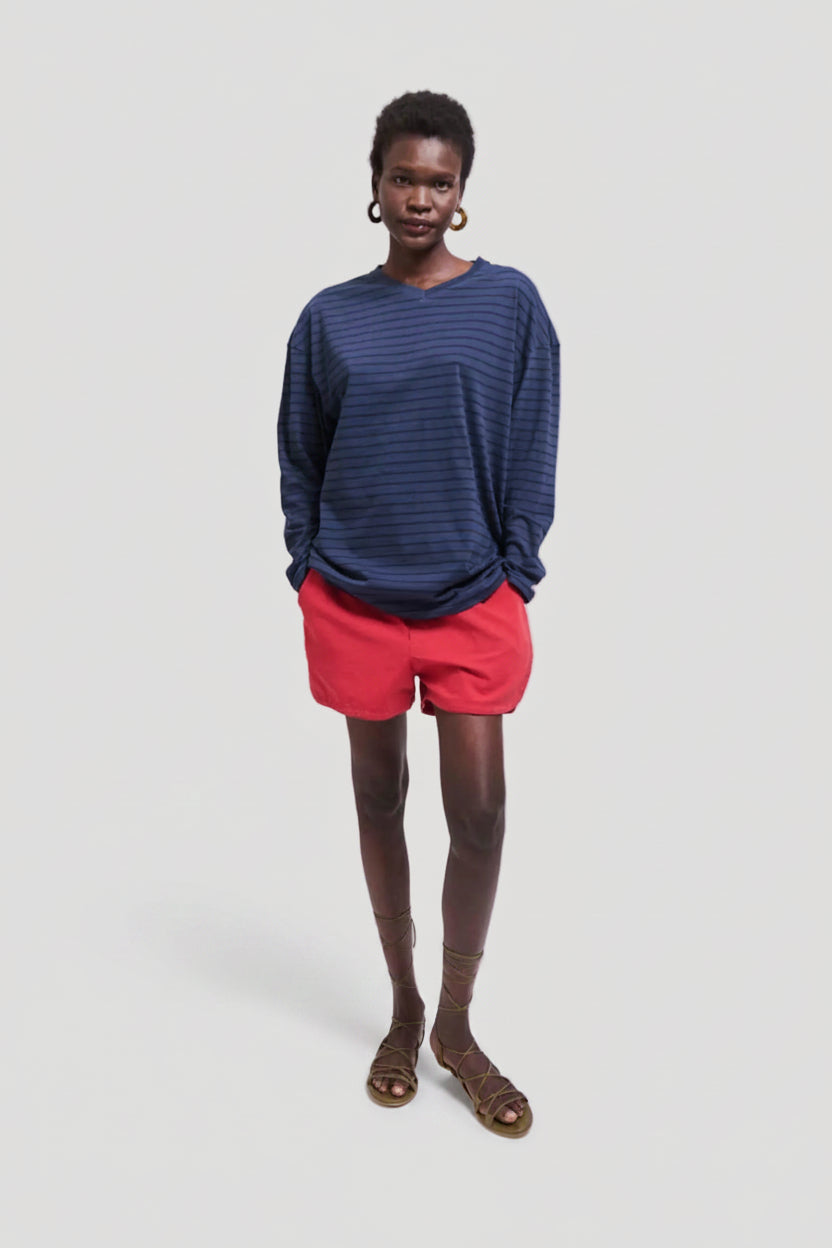 The Track Short in Red