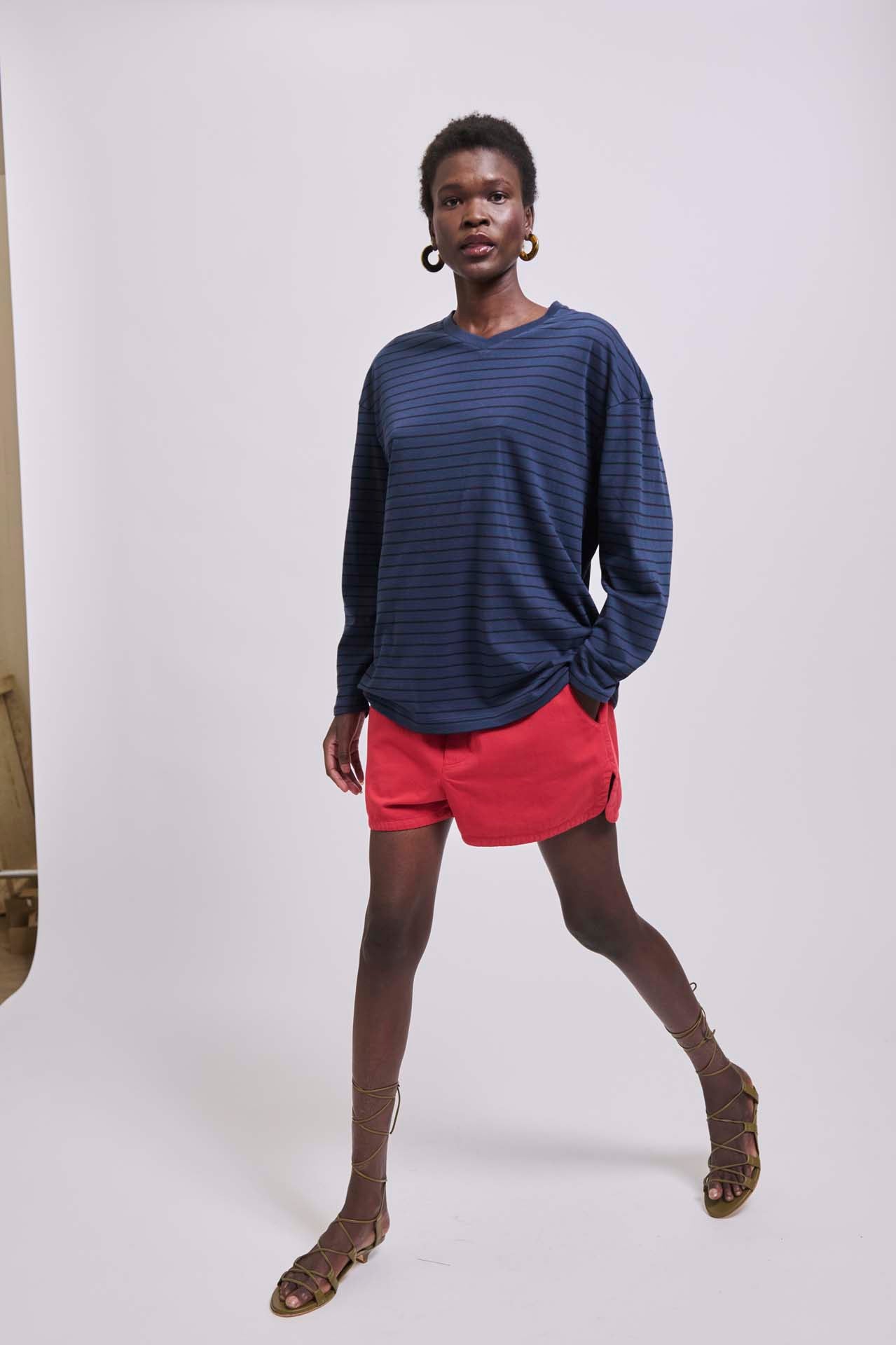The Track Short in Red
