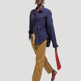 The Weekend Shirt in Blue Red