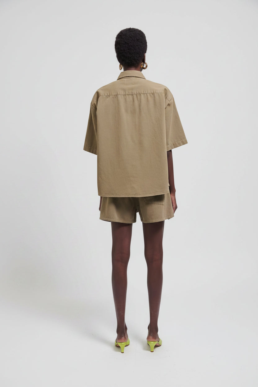 The Track Short in Loden