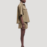 The Track Short in Loden