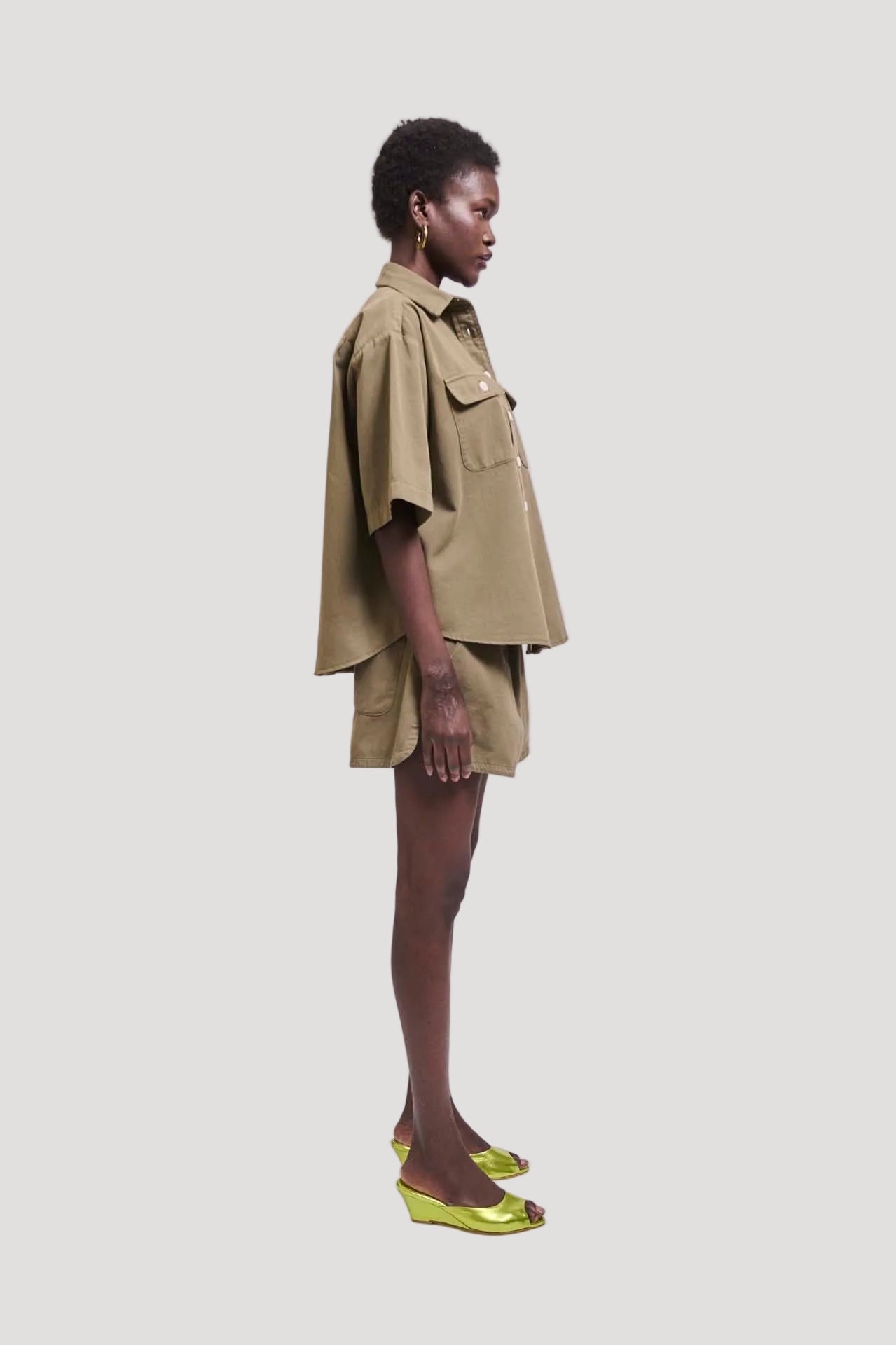 The Track Short in Loden