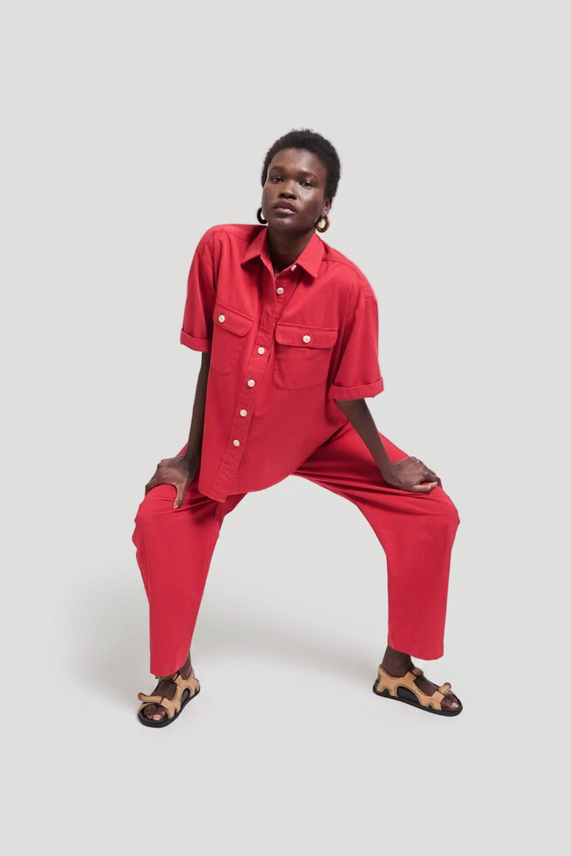 The Scout Shirt in Red