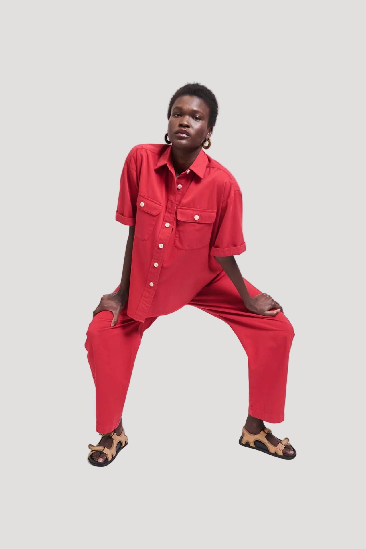 The Scout Shirt in Red