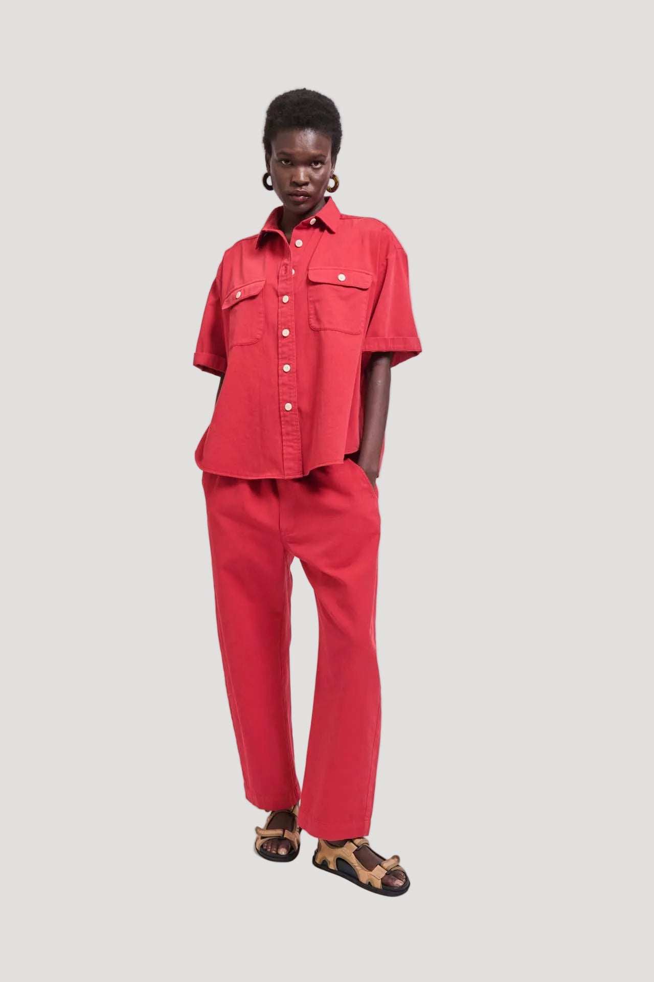 The Scout Shirt in Red