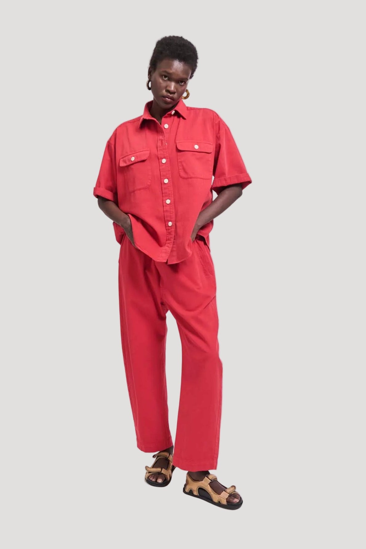 The Scout Shirt in Red