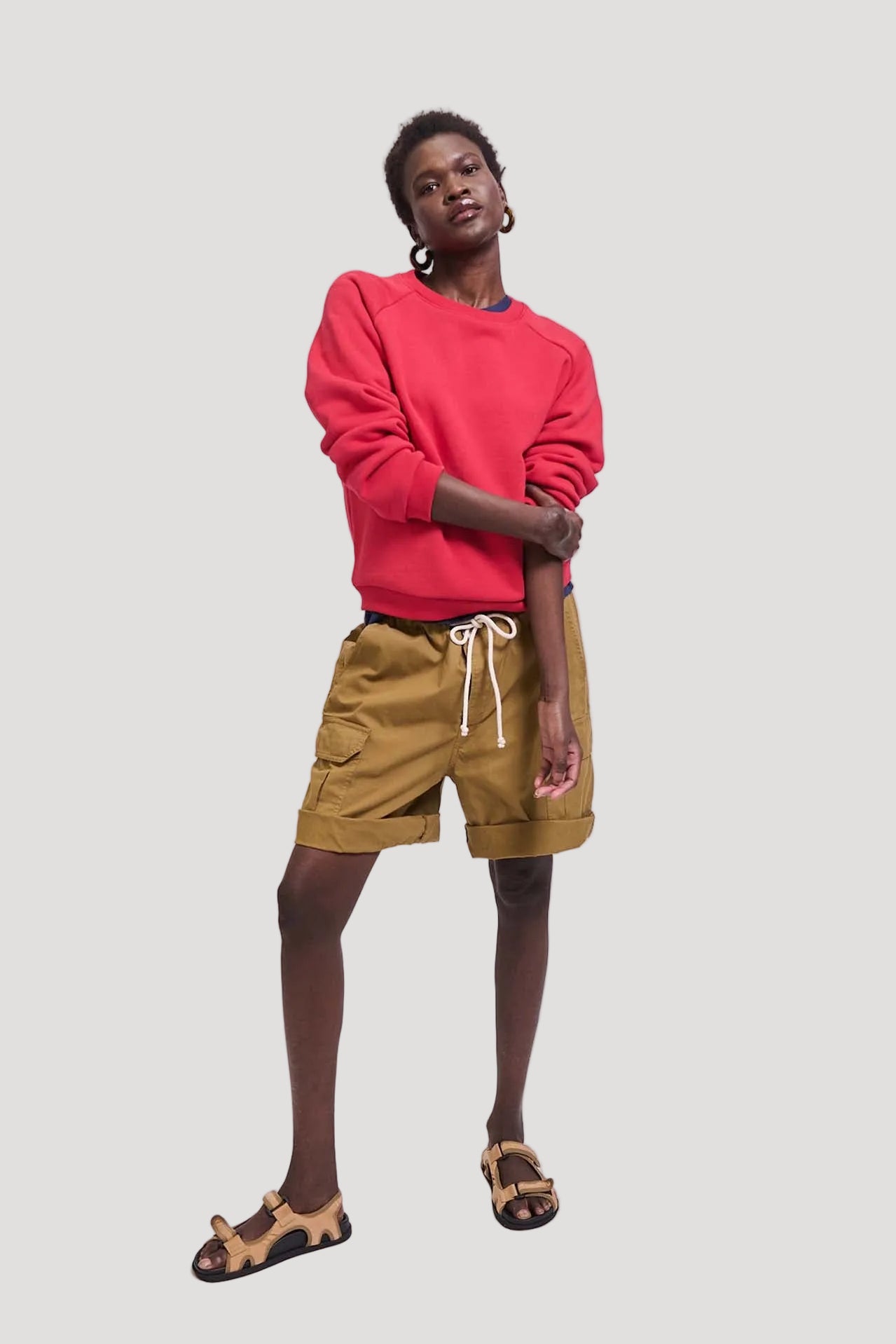 The Daily Sweatshirt in Red