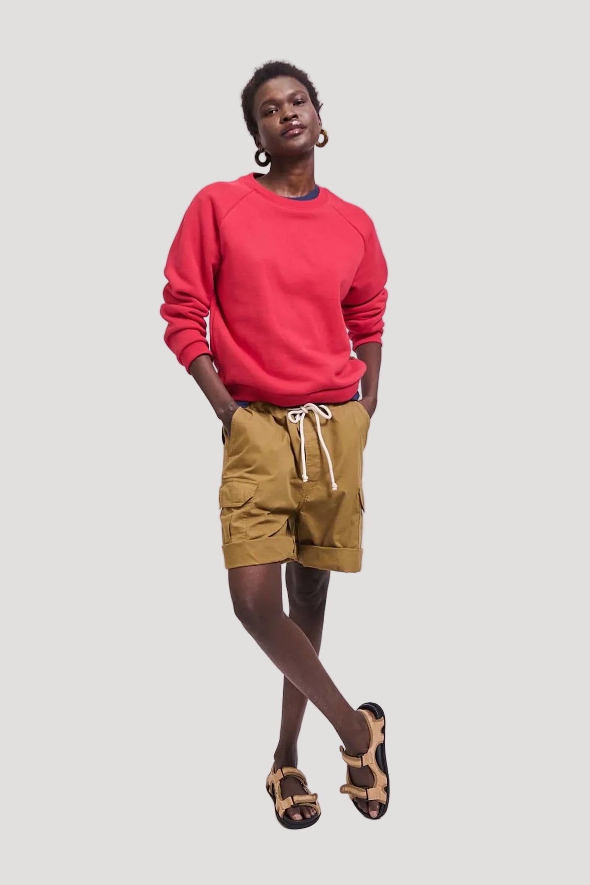 The Daily Sweatshirt in Red