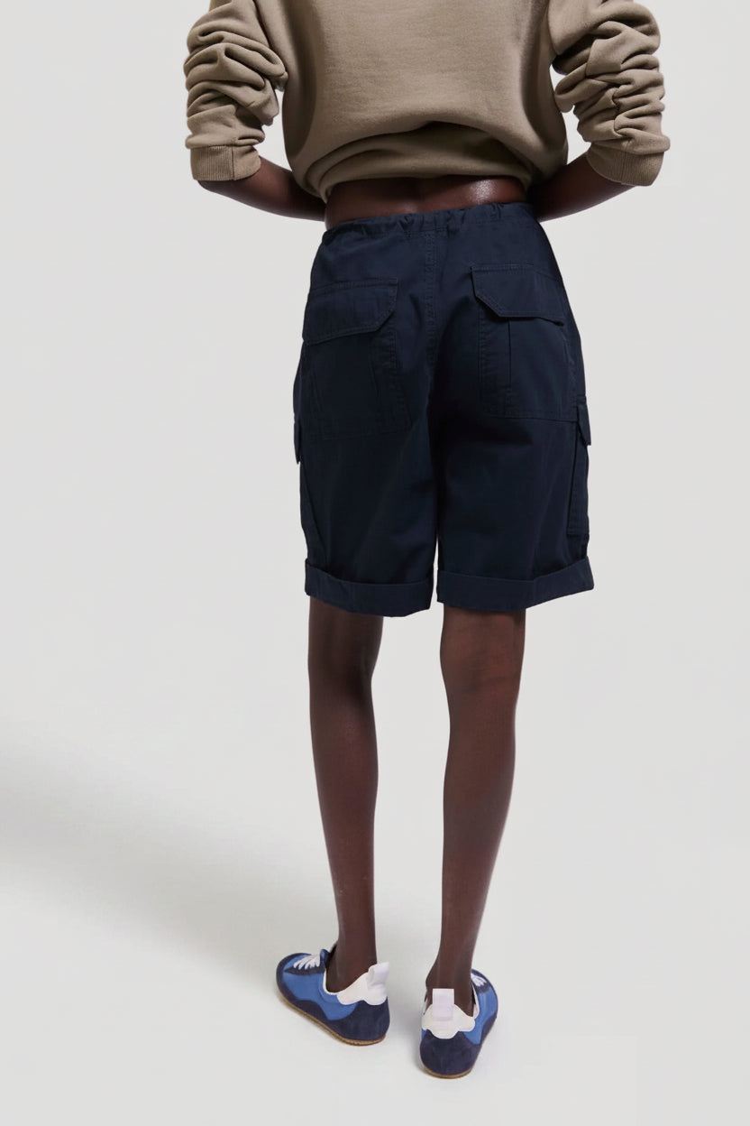 The Rope Tie Cargo Short in Navy