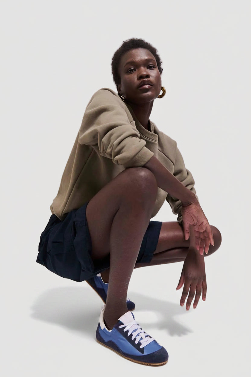 The Rope Tie Cargo Short in Navy