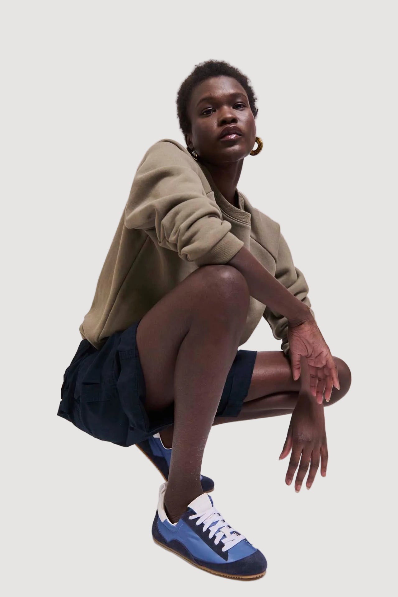 The Rope Tie Cargo Short in Navy