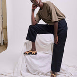 The Waist Tape Trouser in Navy